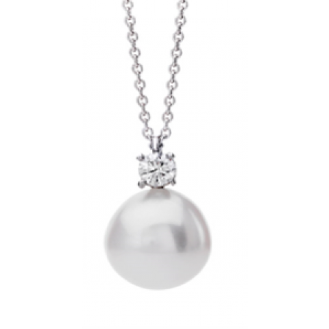 Pärlhänge med briljant