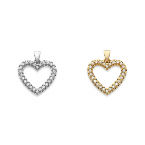 HÄNGE HJÄRTA & HALSBAND 18K 