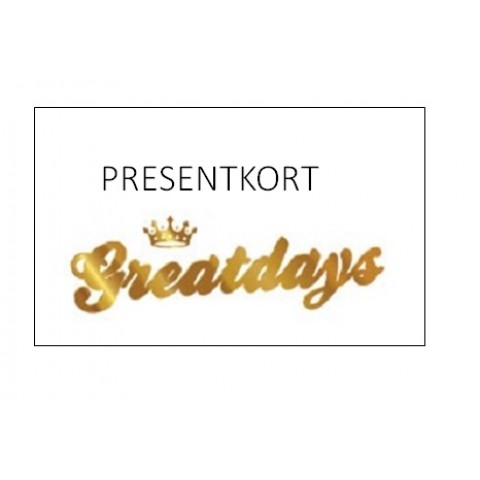 PRESENTKORT GREATDAYS 5000 kr 