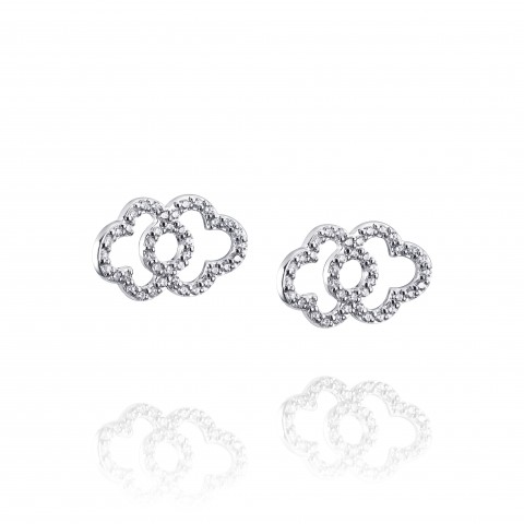 Örhänge Clouds & stars ear Efva Attling