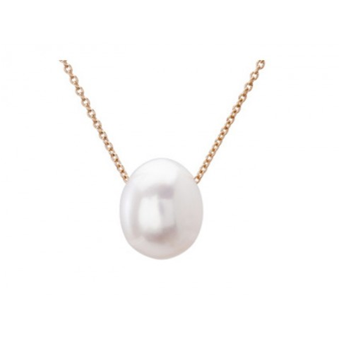 PÄRLA MED 18K GULDKEDJA 