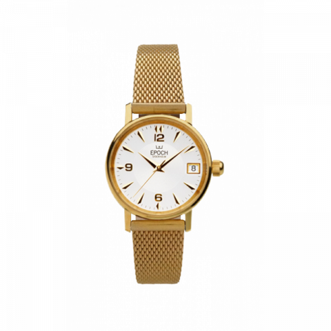 EPOCH ELEGANCE GULDUR 14K GULDFÄRGAD LÄNK, DAM