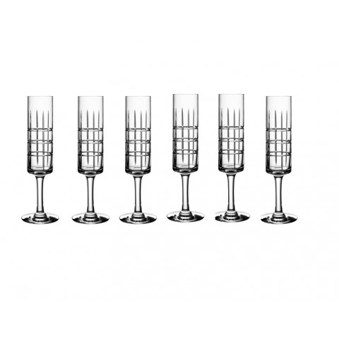 6 x Champagneglas Street 