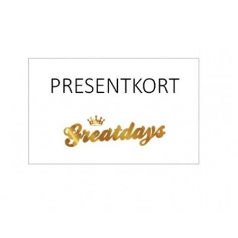 PRESENTKORT PÅ GREATDAYS