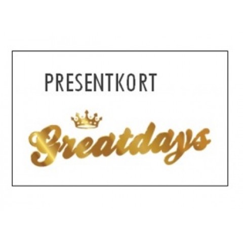 Presentkort på Greatdays 
