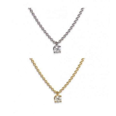 Briljanthalsband Bellatrix 18K