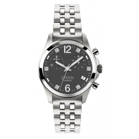 EPOCH STÅLUR CHRONOGRAF, DAM