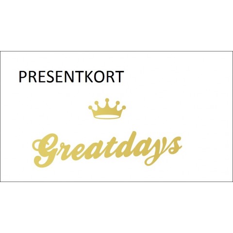Presentkort Greatdays