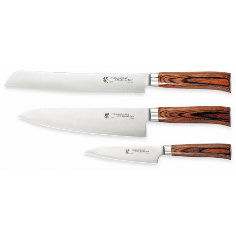 KNIVSET 3-DELAR, Tamahagane